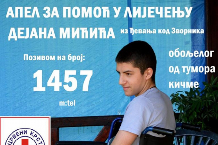 Humanitarni broj za liječenje Dejana Mićića