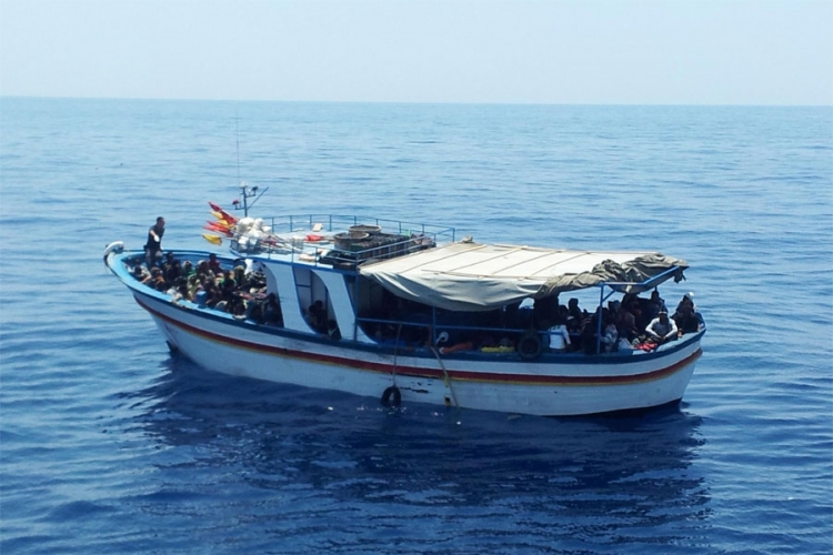 Potonuo brod sa migrantima