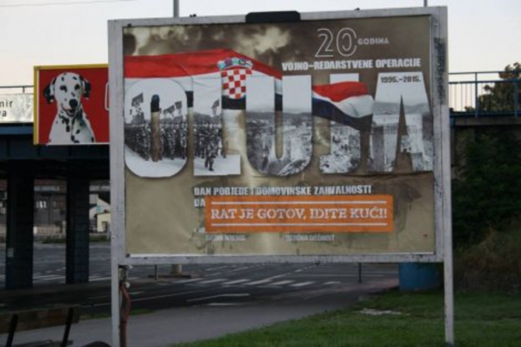 Na ulicama Zagreba osvanuli plakati s porukom "Rat je gotov"