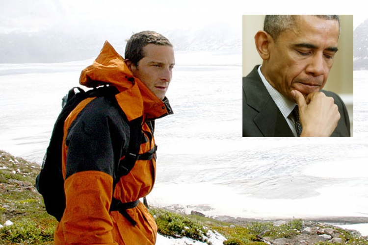 Obama u emisiji Ber Grilsa uči kako da preživi u divljini