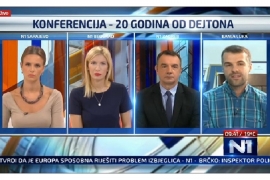 Novinar Nezavisnih gostovao na TV N1 i govorio o konferenciji o Dejtonu