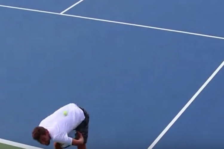Đoković i ostali srpski teniseri igrali "trte" u Njujorku (VIDEO)