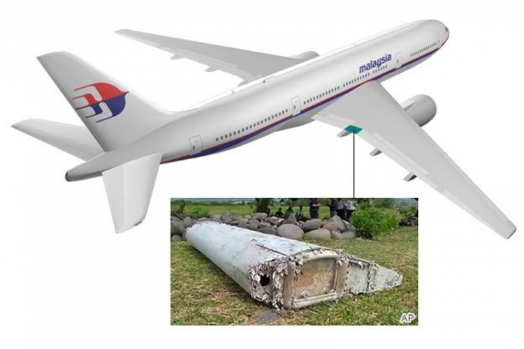 Francuska potvrdila: Dio pronađenog krila pripada malezijskom avionu