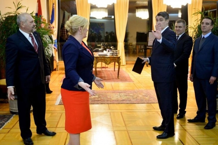 Milanović odbio da se fotografiše sa predsjednicom Hrvatske (FOTO)