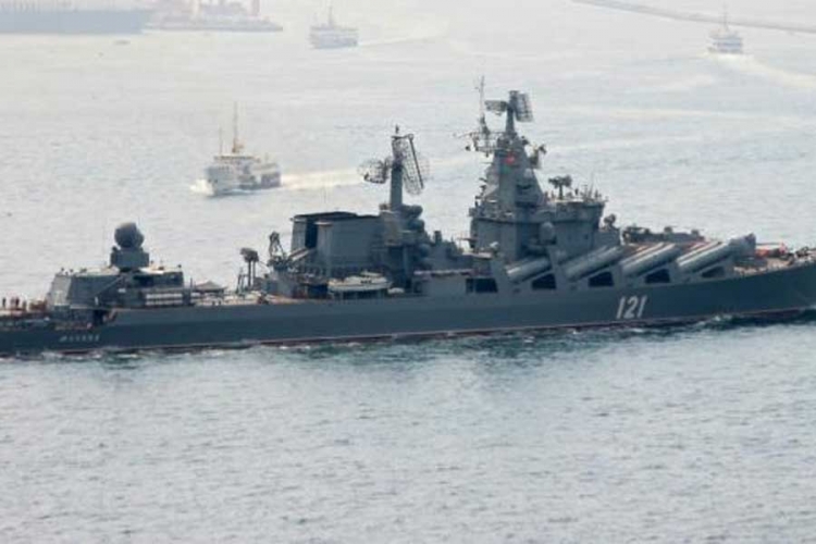 Ruska krstarica "Moskva" stigla u vode Sirije (VIDEO)