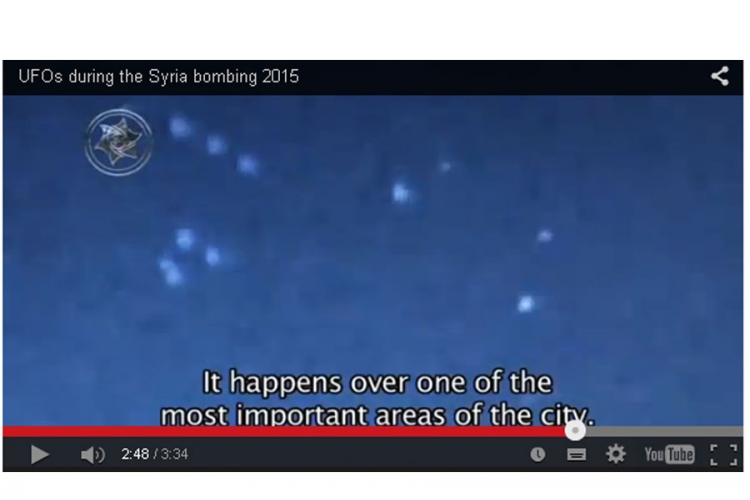 Na snimku ruskog bombardovanja u Siriji - NLO? (VIDEO)