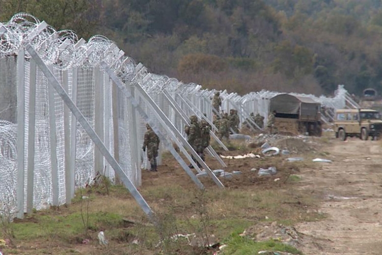 Završena ograda na makedonsko-grčkoj granici