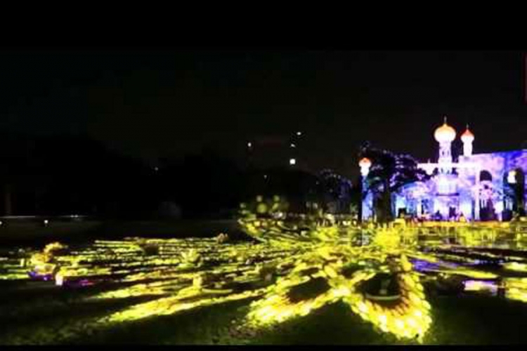 Čarobna bašta svjetlosti u Dubaiju(VIDEO)