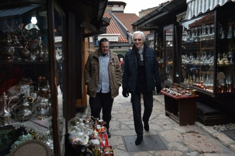 Ljubiša Samardžić u Sarajevu: Sa kineskom ekipom snima omaž  'Valteru' (FOTO)