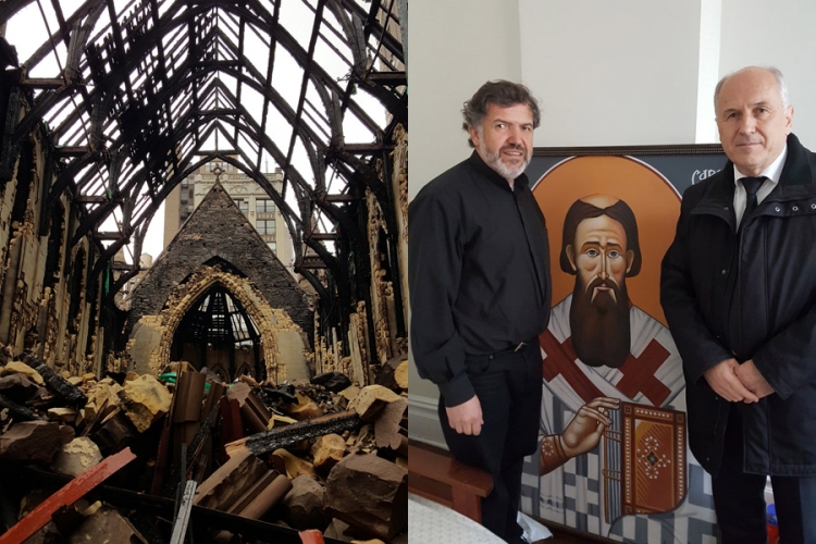 Incko pomogao obnovu crkve na Menhetnu