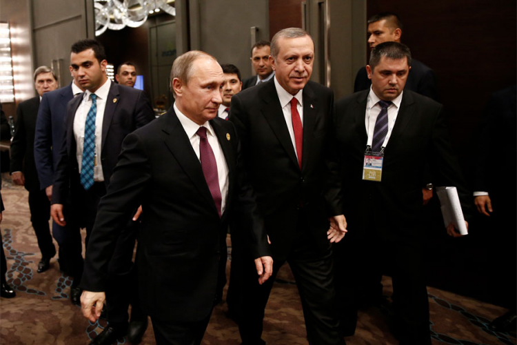 Putin i Erdogan 9. avgusta sjedaju za sto