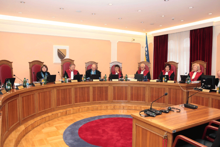 Ustavni sud BiH odbio zahtjev Republike Srpske