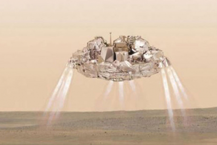 Evropski modul Skajapareli se razbio o površinu Marsa
