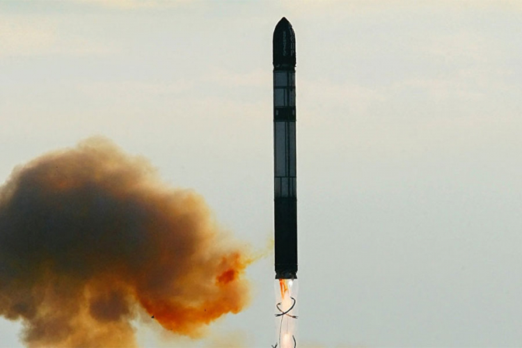 Otkrivena prva fotografija balističke rakete RS-28 "Sarmat"