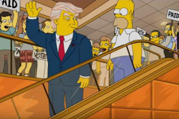 "Simpsonovi" predvidjeli predsjednika Trampa prije 16 godina (VIDEO)