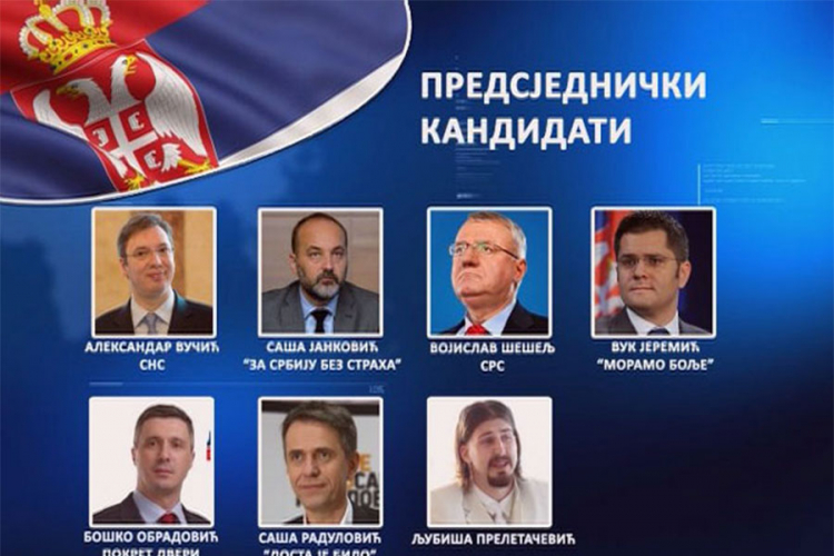 Kandidati za predsjedničke izbore u Srbiji