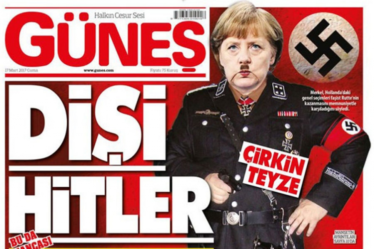 Turski mediji predstavili Merkel kao ženskog Hitlera