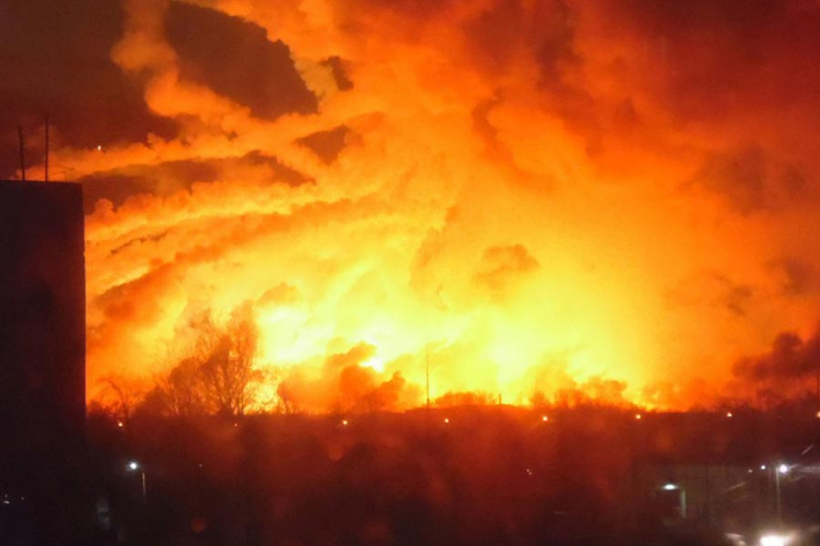 U Ukrajini gori skladište municije, evakuacija 15.000 ljudi