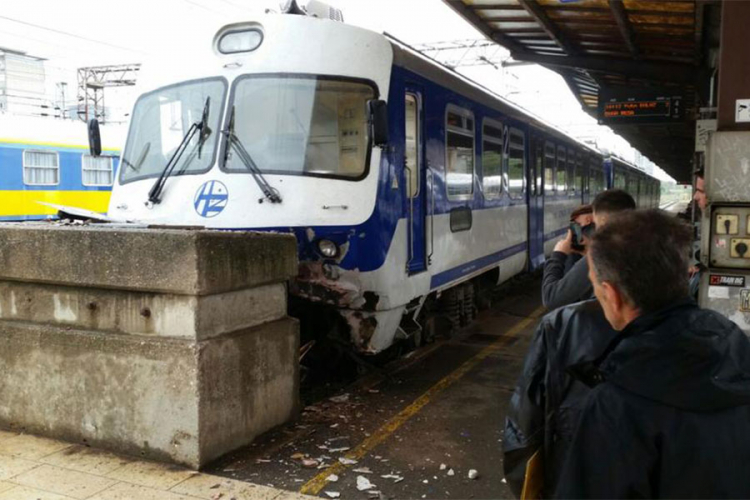 Voz udario u betonski zid na zagrebačkoj stanici