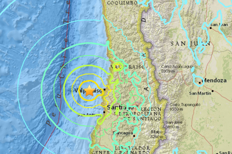 Sedam zemljotresa pogodilo Čile u sat vremena
