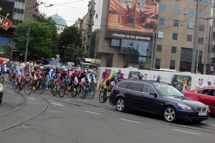 Startovali učesnici biciklističke trke "Beograd - Banjaluka"