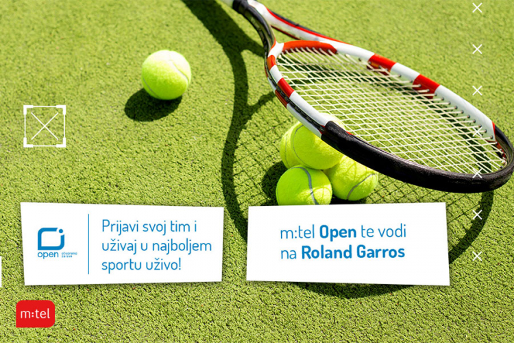 m:tel OPEN te vodi na finale Roland Garrosa