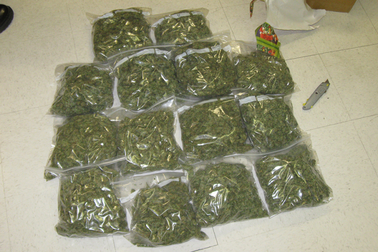 Carinici pronašli 17 paketa marihuane u Volvu