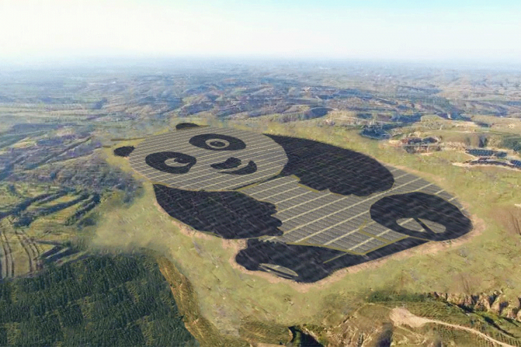Kina napravila solarni panel u obliku pande