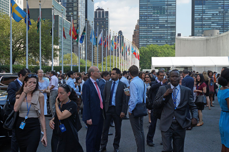 Evakuacija iz sjedišta UN u Njujorku
