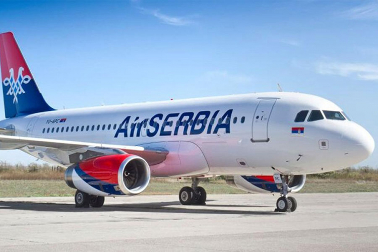 'Er Srbija' danas leti za Njujork po planu