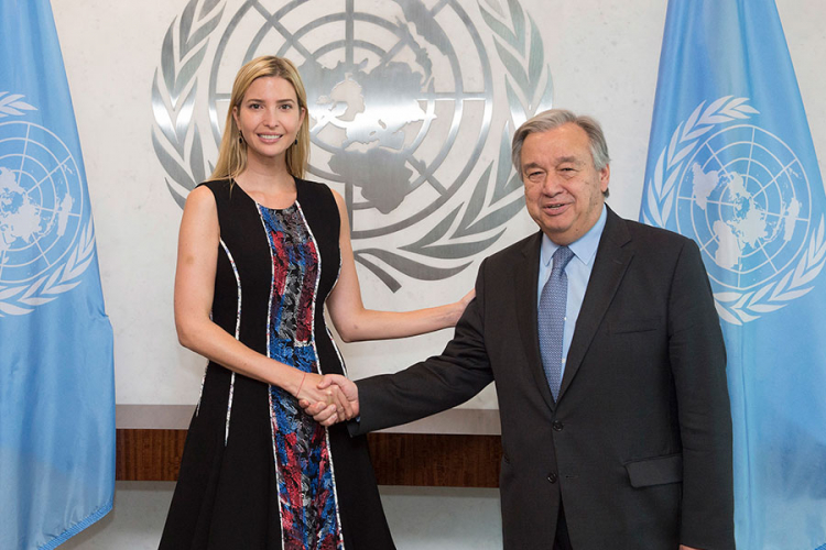 Ivanka Tramp ručala sa Guterešom u UN