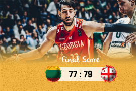 Iznenađenje na Evrobasketu, Gruzija pobijedila viceprvaka Evrope