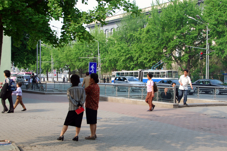 Uprkos pričama o ratu, ulice Pjongjanga mirne