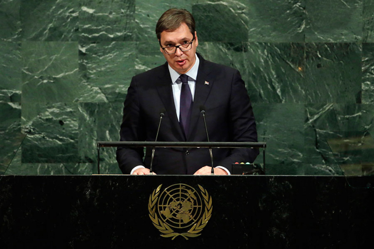 Vučić u UN: Mir i stabilnost na Zapadnom Balkanu uslov za razvoj
