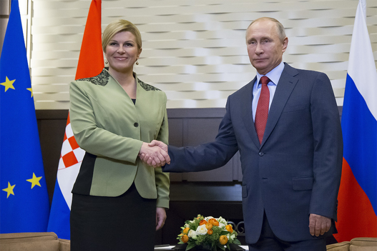Putin poželio dobrodošlicu Kitarovićevoj