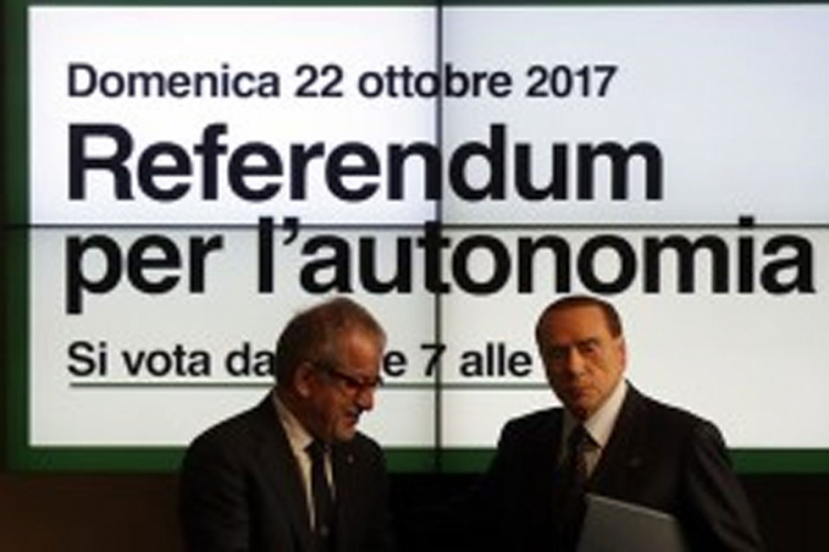 Lideri Lombardije i Veneta: Referendum "istorijska prilika"