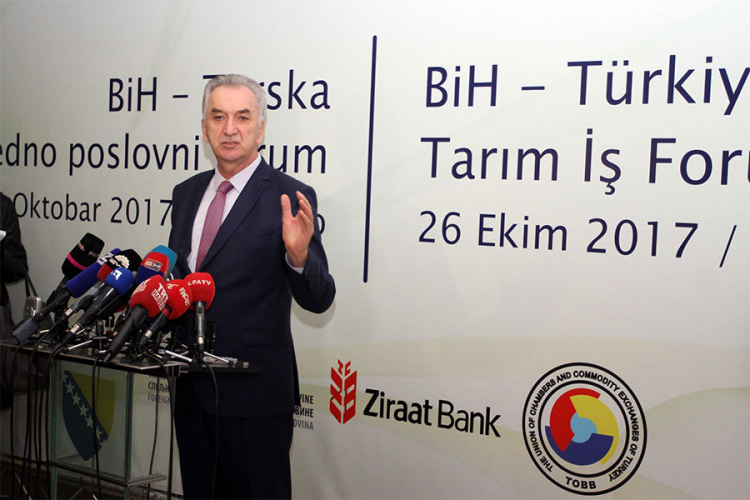 Šarović: Turska je za BiH spoljnotrgovinski partner broj jedan