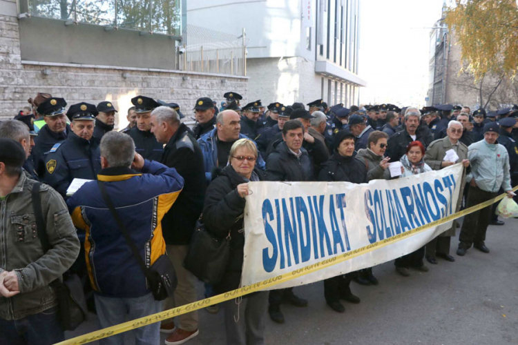Završen protest policajaca u Sarajevu