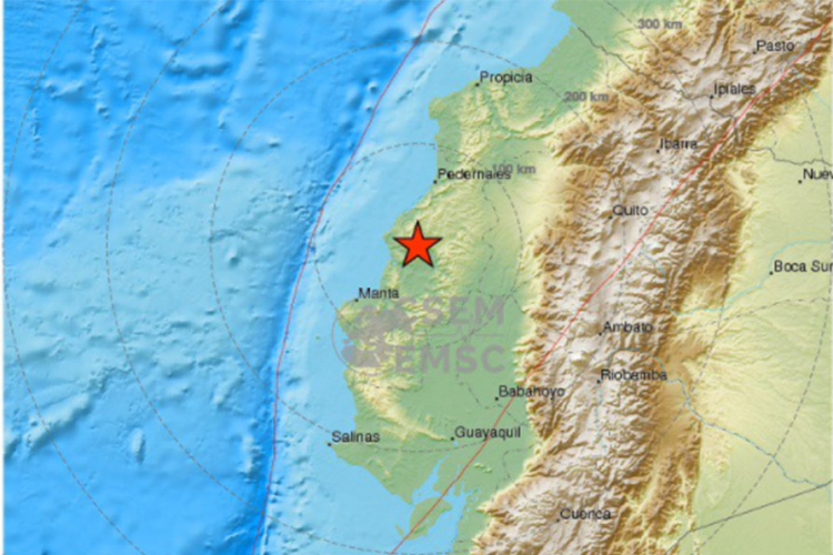 Ekvador pogodio jak zemljotres