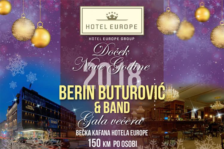 Hoteli Europe i Holiday imaju odličnu ponudu za proslavu Nove godine