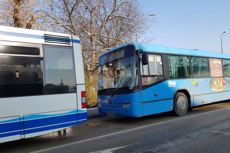 Sudar dva autobusa u Banjaluci