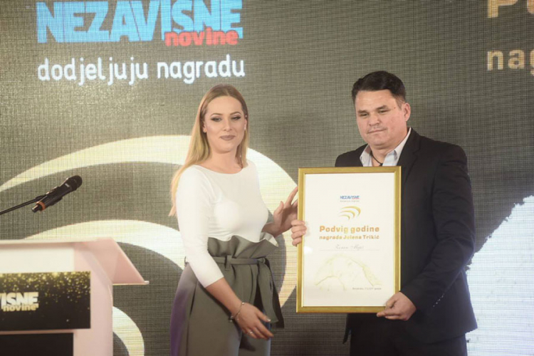 Zoranu Mijiću Mrmiju priznanje "Jelena Trikić - majka hrabrost" za podvig godine