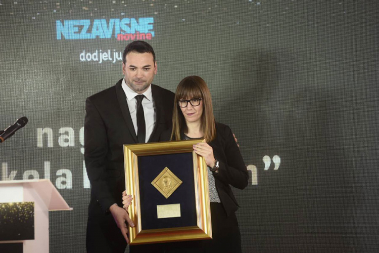 Denis Bojić dobitnik nagrade "Nikola Guzijan" za najboljeg novinara godine