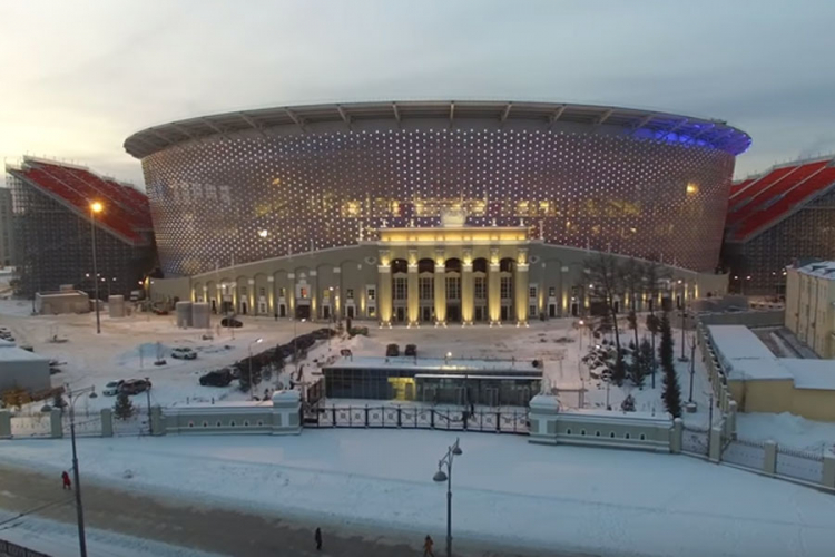 Rusi završili čudni stadion, tribine van gabarita
