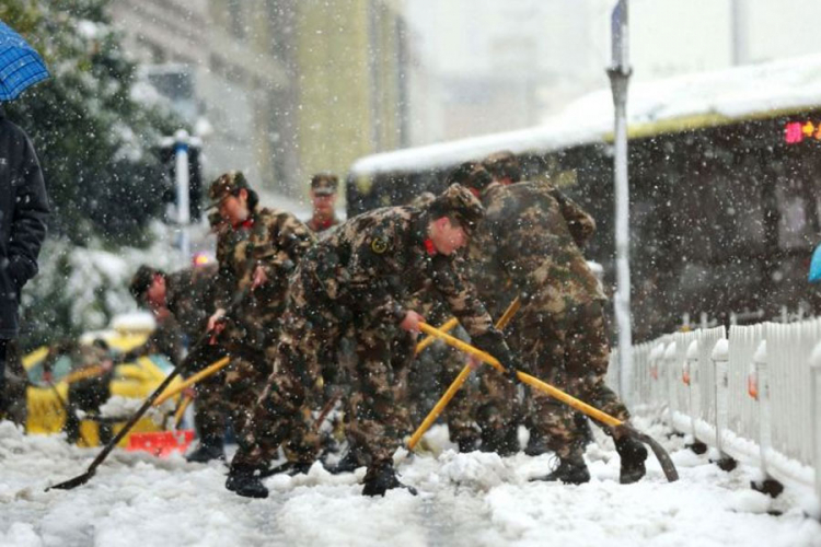 Snijeg izazvao haos u Kini