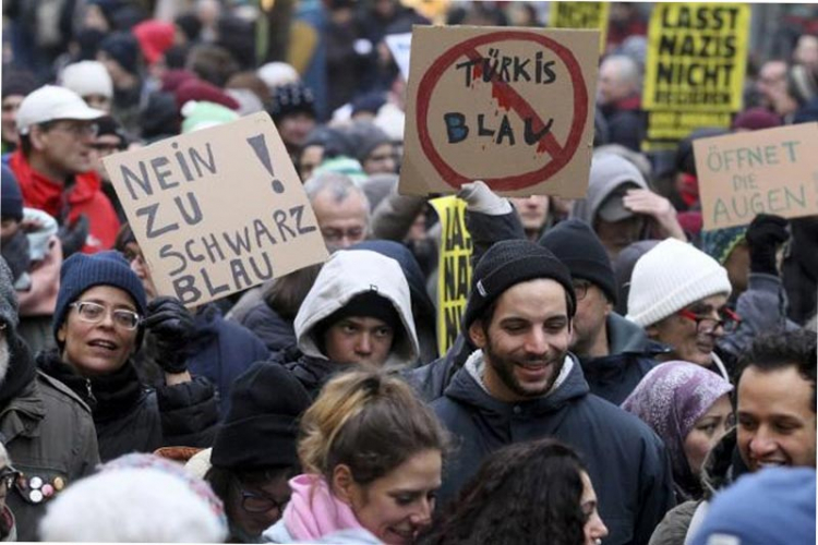 Demonstracije blokirale Beč