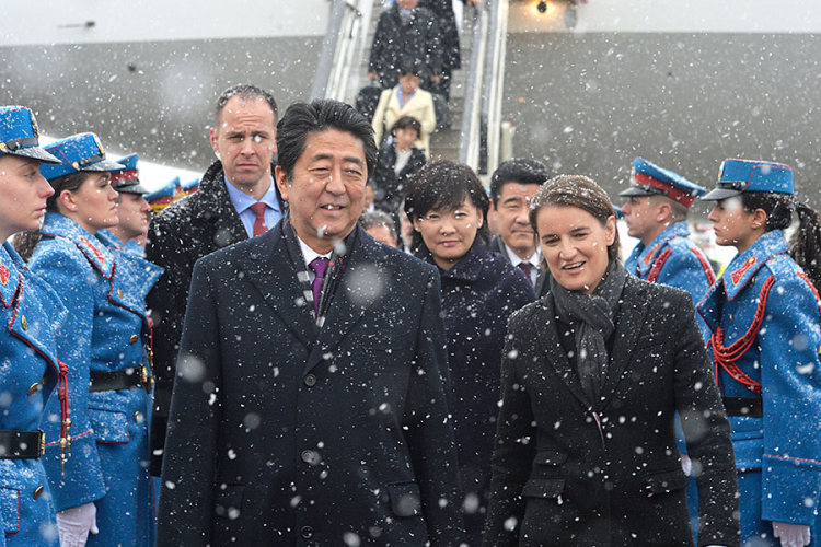 Japanski premijer doputovao u Beograd