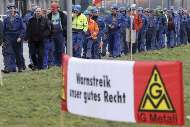 Novi talas štrajkova u Njemačkoj