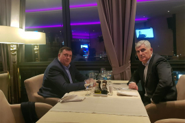 Dodik i Čović na neformalnom sastanku u Banjaluci