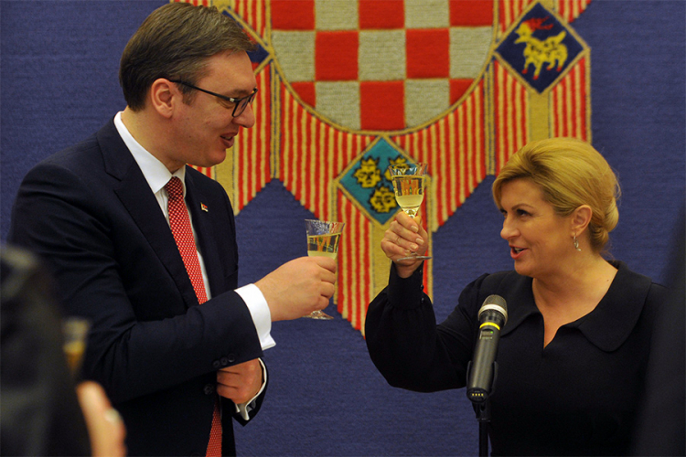 Kolinda na udaru kritika zbog Vučićeve posjete